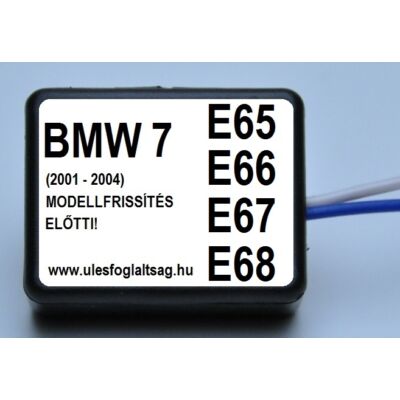 BMW 7 E65 E66 E67 E68 ulesfoglaltsag emulator 2 vezetekes
